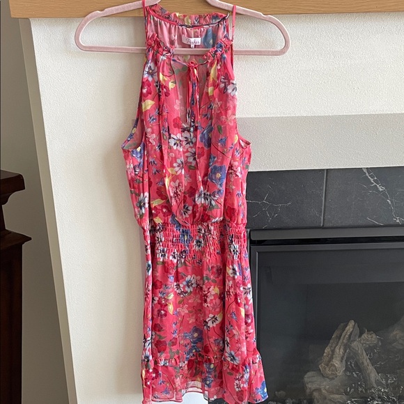 Parker Silk Halter Mini Dress - Picture 2 of 9